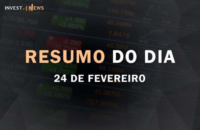 Ibovespa fecha em queda em dia marcado por invasão russa à Ucrânia